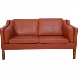 Børge Mogensen 2212 2.personers sofa i cognac læder 1997