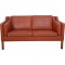 Børge Mogensen 2212 2.personers sofa i cognac læder 1997