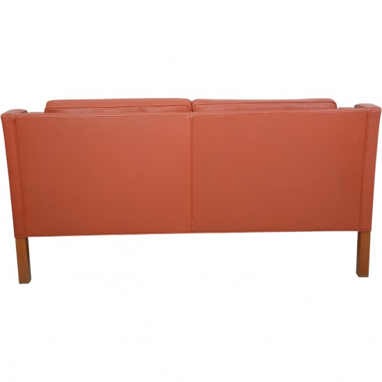 Børge Mogensen 2212 2.personers sofa i cognac læder 1997