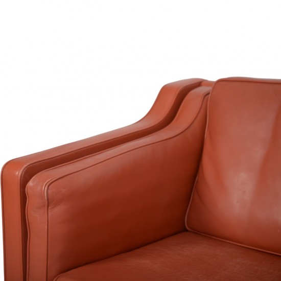 Børge Mogensen 2212 2.personers sofa i cognac læder 1997