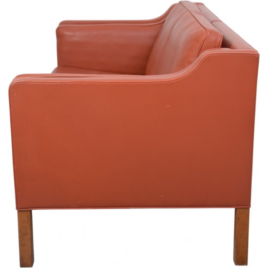 Børge Mogensen 2212 2.personers sofa i cognac læder 1997