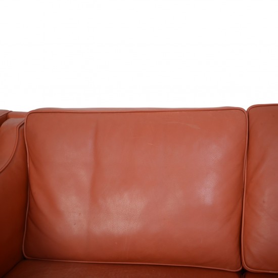 Børge Mogensen 2212 2.personers sofa i cognac læder 1997
