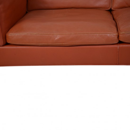 Børge Mogensen 2213 3-personers sofa i cognac læder 1997