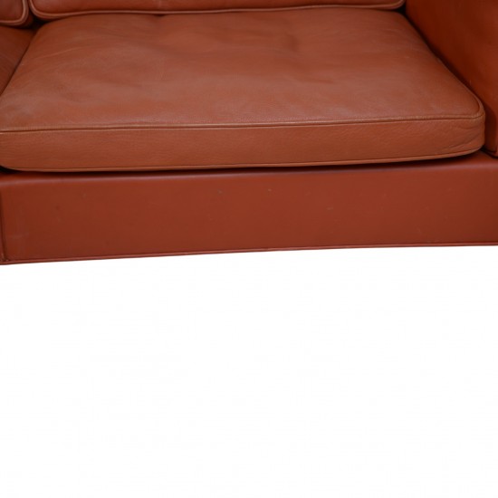 Børge Mogensen 2213 3-personers sofa i cognac læder 1997