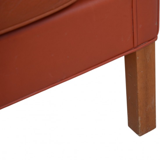 Børge Mogensen 2213 3-personers sofa i cognac læder 1997