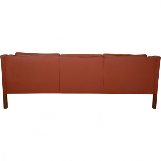 Børge Mogensen 2213 3-personers sofa i cognac læder 1997