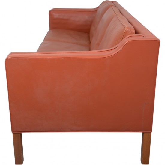Børge Mogensen 2213 3-personers sofa i cognac læder 1997