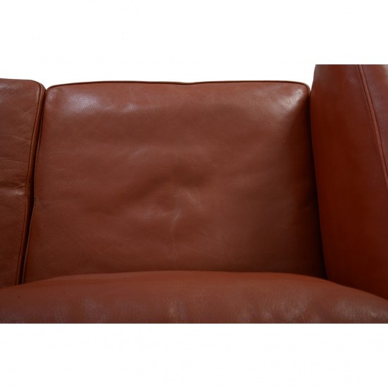 Børge Mogensen 2213 3-personers sofa i cognac læder 1997