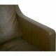 Børge Mogensen 2421 lounge chair in green leather 1980s