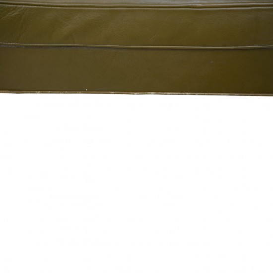 Børge Mogensen 2421 lænestol i grønt læder 1980'erne