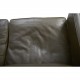 Børge Mogensen 2422 2.personers sofa i grønt læder 1980'erne