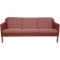Børge Mogensen 2423 3-personers sofa i stof 1980'erne