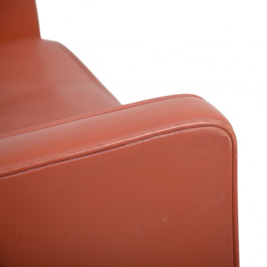 Børge Mogensen 2204 øreklapstol i cognac læder 1997