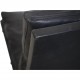 Fabricius and Kastholm BO562 2.personers sofa i sort læder 1990'erne