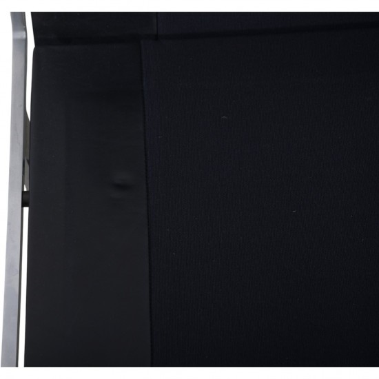 Fabricius and Kastholm BO562 2.personers sofa i sort læder 1990'erne