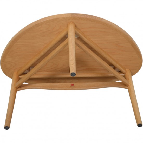 Finn Juhl hvidt eye sofabord i eg 90cm 2020