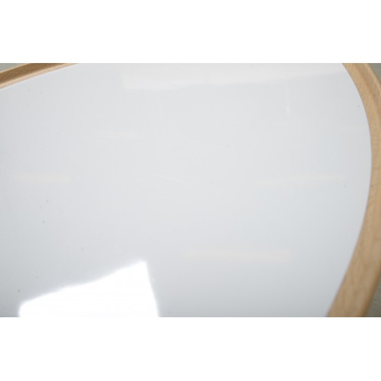 Finn Juhl hvidt eye sofabord i eg 90cm 2020