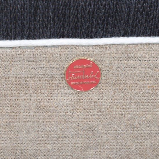 Finn Juhl Pelikan stol i gråt / grønt stof 2016