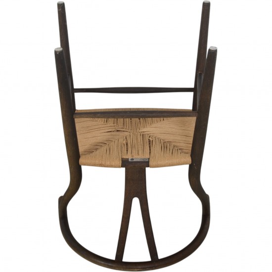 Sæt af to Hans Wegner CH24 Y-stole i Bejdset eg 1990'erne