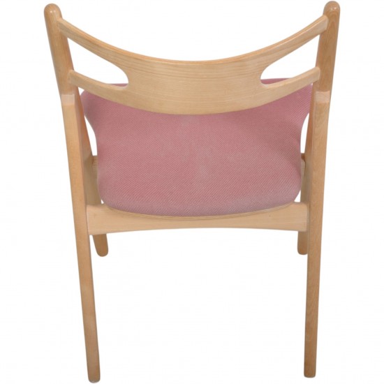 Sæt af 6 Hans Wegner savbukkestole i bøg 1995