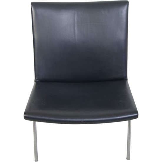 Hans Wegner AP40 stol i sort læder 1990'erne