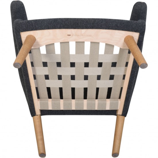 Hans Wegner Bamse stol med skammel i gråt Hallingdal stof 2025