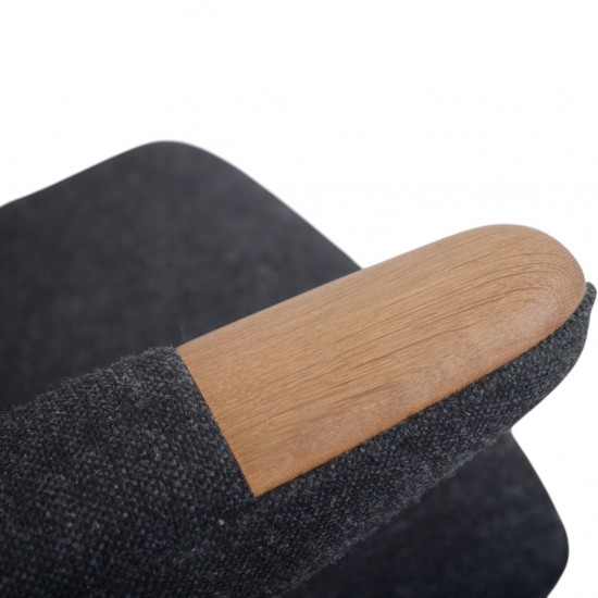 Hans Wegner Bamse stol med skammel i gråt Hallingdal stof 2025