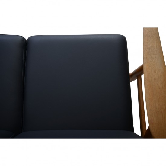 Hans Wegner GE240 3-personers Cigars sofa i eg 1980'erne