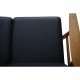 Hans Wegner GE240 3-personers Cigars sofa i eg 1980'erne