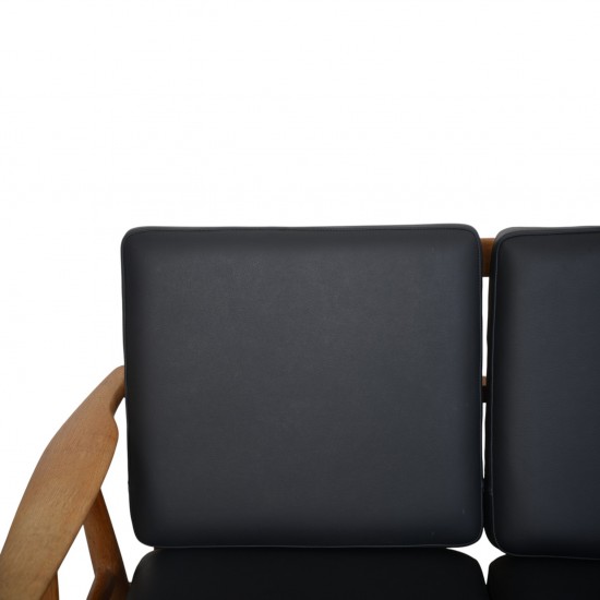 Hans Wegner GE240 3-personers Cigars sofa i eg 1980'erne