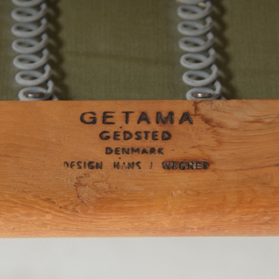 Hans Wegner GE240 3-personers Cigars sofa i eg 1980'erne