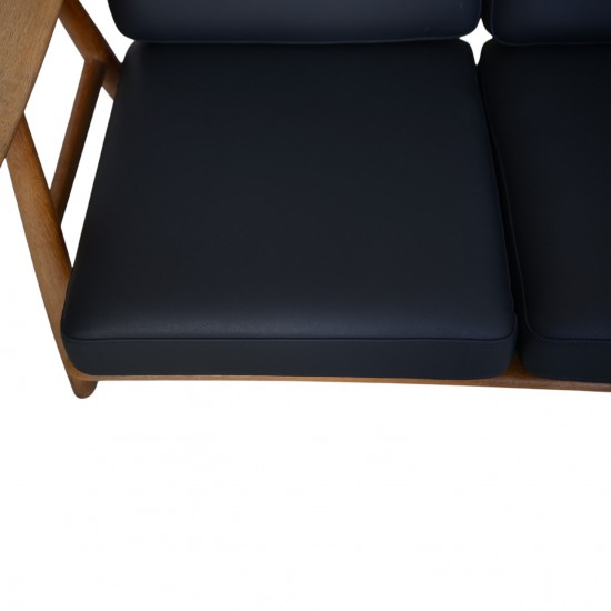 Hans Wegner GE240 3-personers Cigars sofa i eg 1980'erne