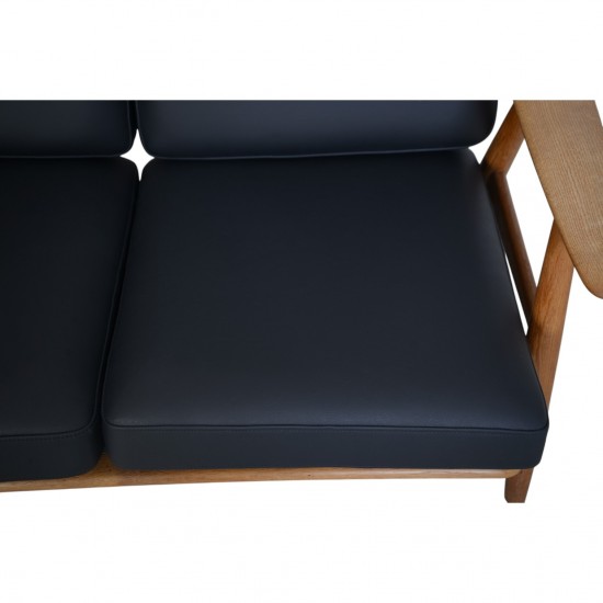 Hans Wegner GE240 3-personers Cigars sofa i eg 1980'erne