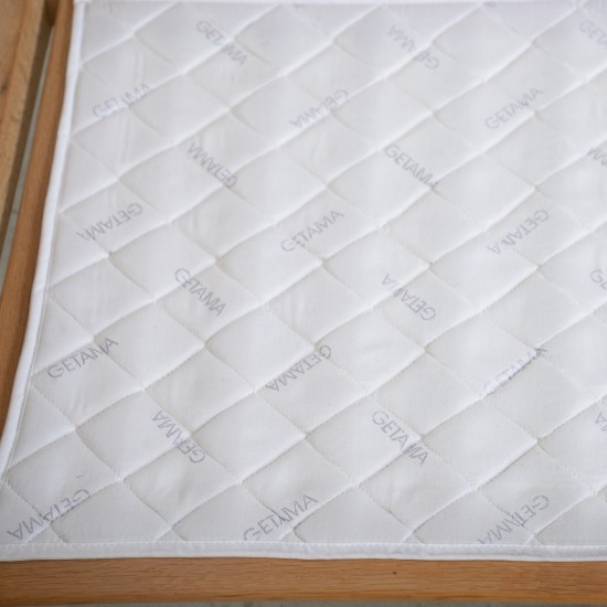 Hans Wegner GE290 3-personers sofa i eg og sort stof 2000'erne