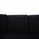 Hans Wegner GE290 3-personers sofa i eg og sort stof 2000'erne