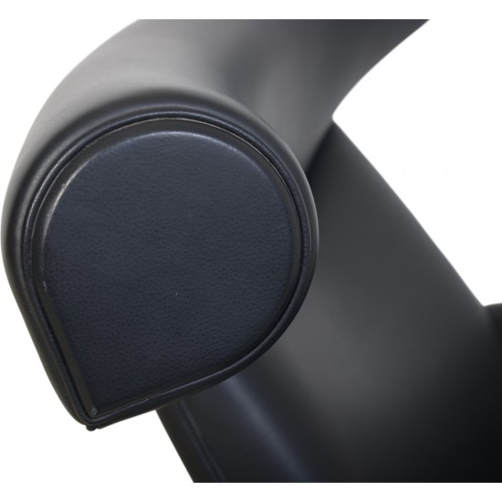 Hans J. Wegner Ox chair med skammel i sort læder 2019