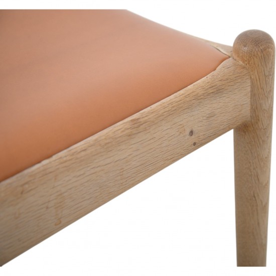 Sæt af 4 Hans Wegner W1 stole i eg 1960'erne