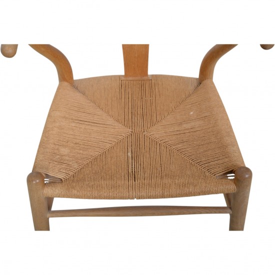 Sæt af 3 Hans Wegner CH24 Y-stole i eg 1990'erne