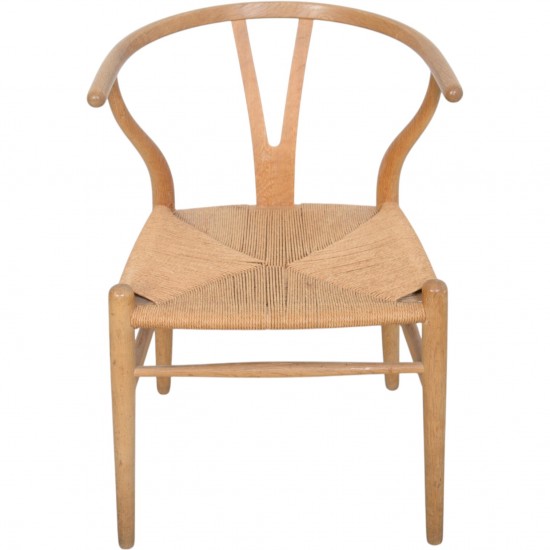 Sæt af 3 Hans Wegner CH24 Y-stole i eg 1990'erne