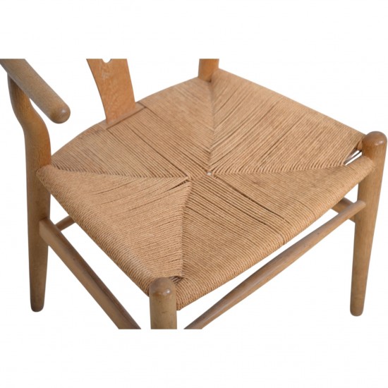 Sæt af 3 Hans Wegner CH24 Y-stole i eg 1990'erne