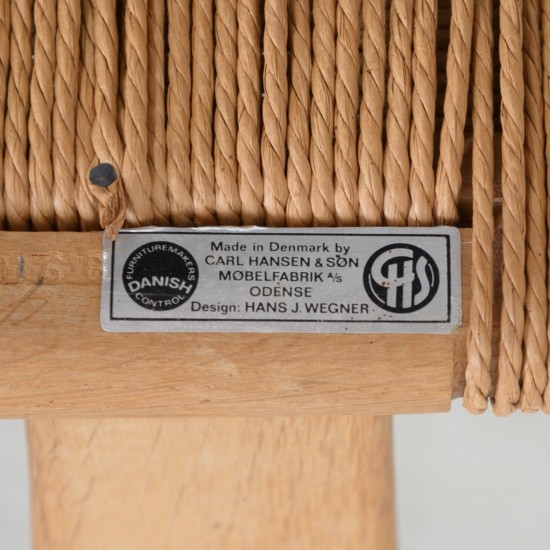 Sæt af 3 Hans Wegner CH24 Y-stole i eg 1990'erne