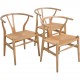 Sæt af 3 Hans Wegner CH24 Y-stole i eg 1990'erne