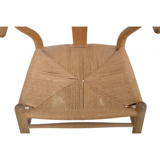 Sæt af 3 Hans Wegner CH24 Y-stole i eg 1990'erne