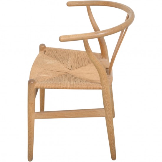 Sæt af 3 Hans Wegner CH24 Y-stole i eg 1990'erne