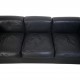 Le Corbusier LC2 3.personers sofa i sort læder 1990'erne