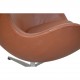 Arne Jacobsen Vintage Ægget stol i cognac læder 1960'erne