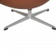 Arne Jacobsen Vintage Ægget stol i cognac læder 1960'erne
