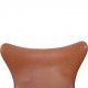 Arne Jacobsen Vintage Ægget stol i cognac læder 1960'erne