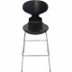 Arne Jacobsen Sæt af to sorte Myre barstole 2008