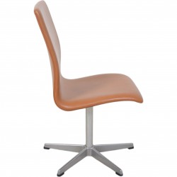 Arne Jacobsen Oxford Stol i cognac classic læder 1987